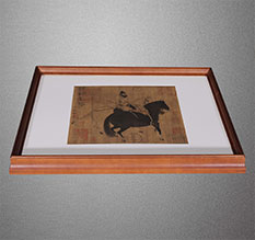 墨脱书画装裱配框服务案例